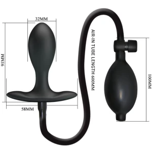 PRETTY LOVE - PLUG ANAL INFLÃVEL PRETO